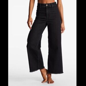 Billabong Free Fall Wide-leg Pant - washed black